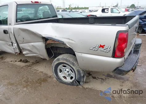 2004 Chevrolet Silverado 1500 Work Truck из США, поврежденный, VIN 1GCEK14X54Z328738